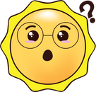 Confused Sun Emoji